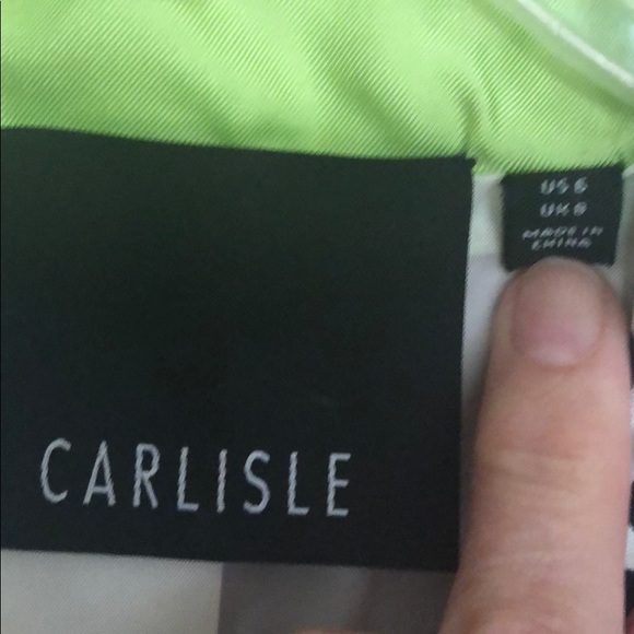 Amazing Carlisle coat black white apple green 6 - Picture 2 of 5